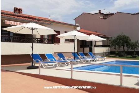 Apartmanok Rudez - pool - jacuzzi  Fažana Horvátország